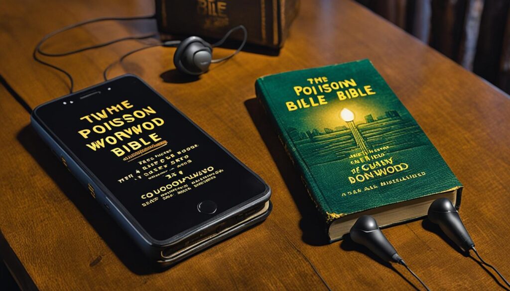 Comparison of Audiobook and Print Version of The Poisonwood Bible