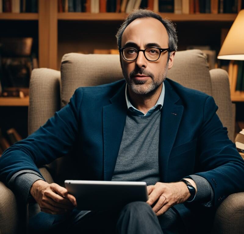 Gary Shteyngart reading book