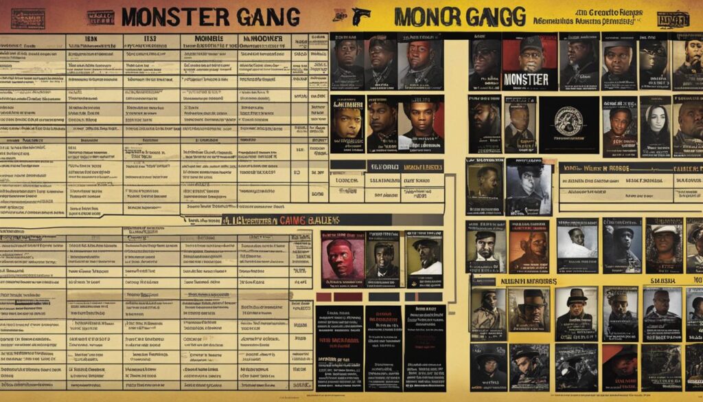 gang memoirs comparison table