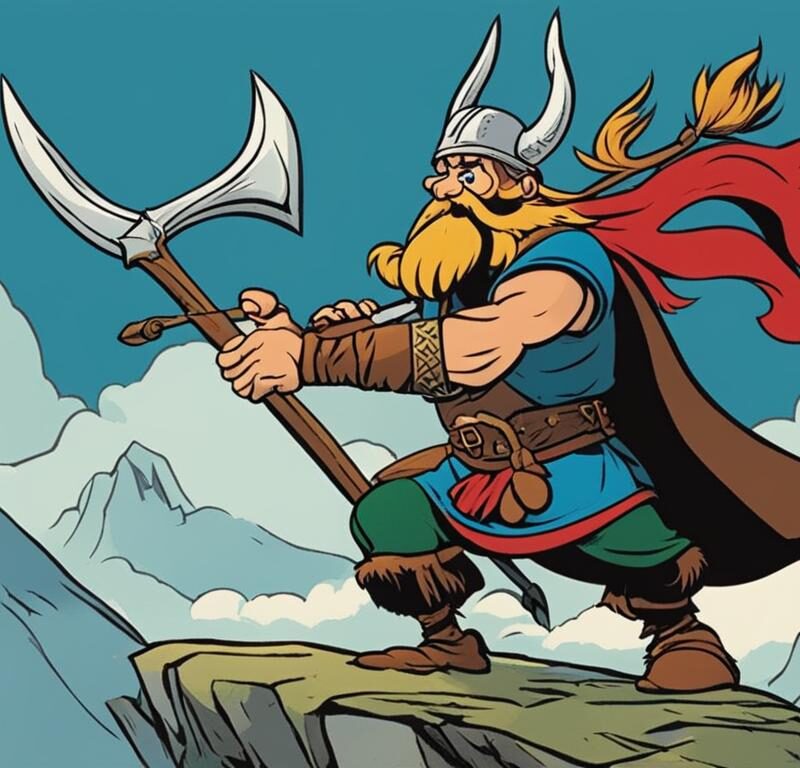 Astérix and the Vikings character analysis