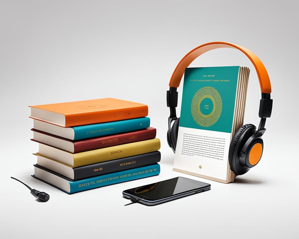 printed book and audiobook