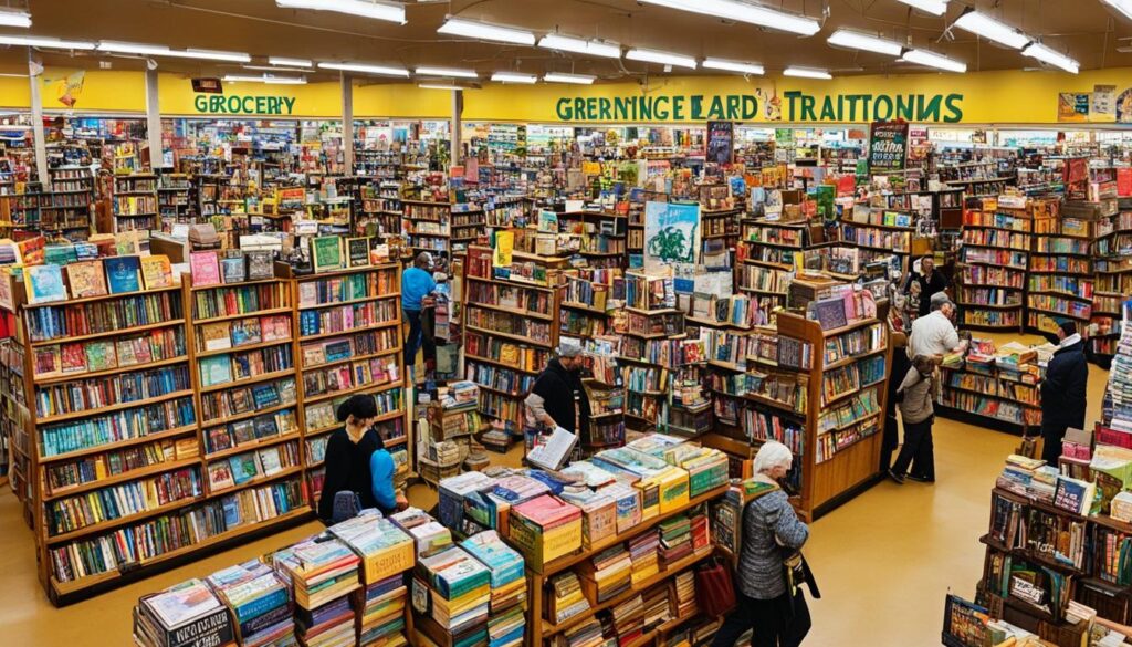 literary bazaar in The Heaven & Earth Grocery Store