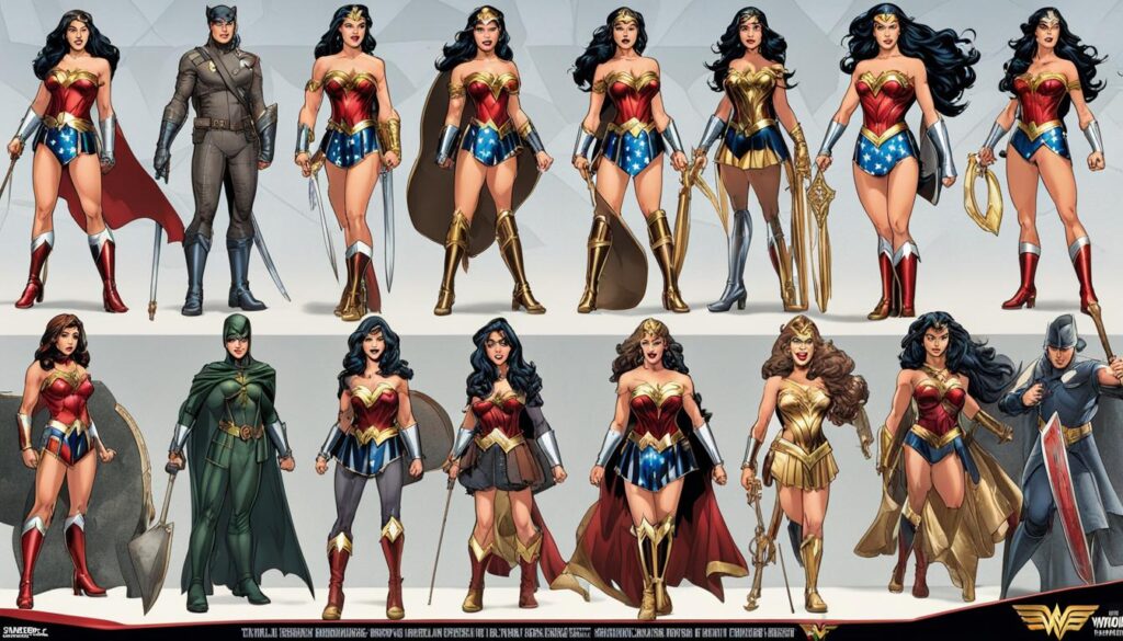 Wonder Woman Character Evolution